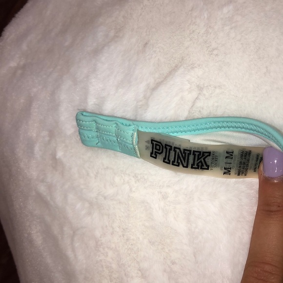 PINK VS Blue and Orange Wrap Bikini top - Picture 4 of 4